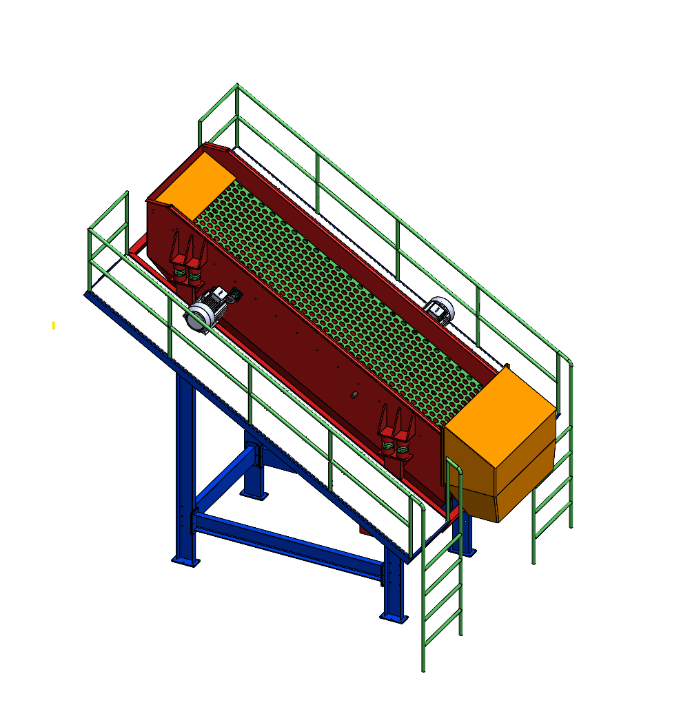 Mikronize yatay elek