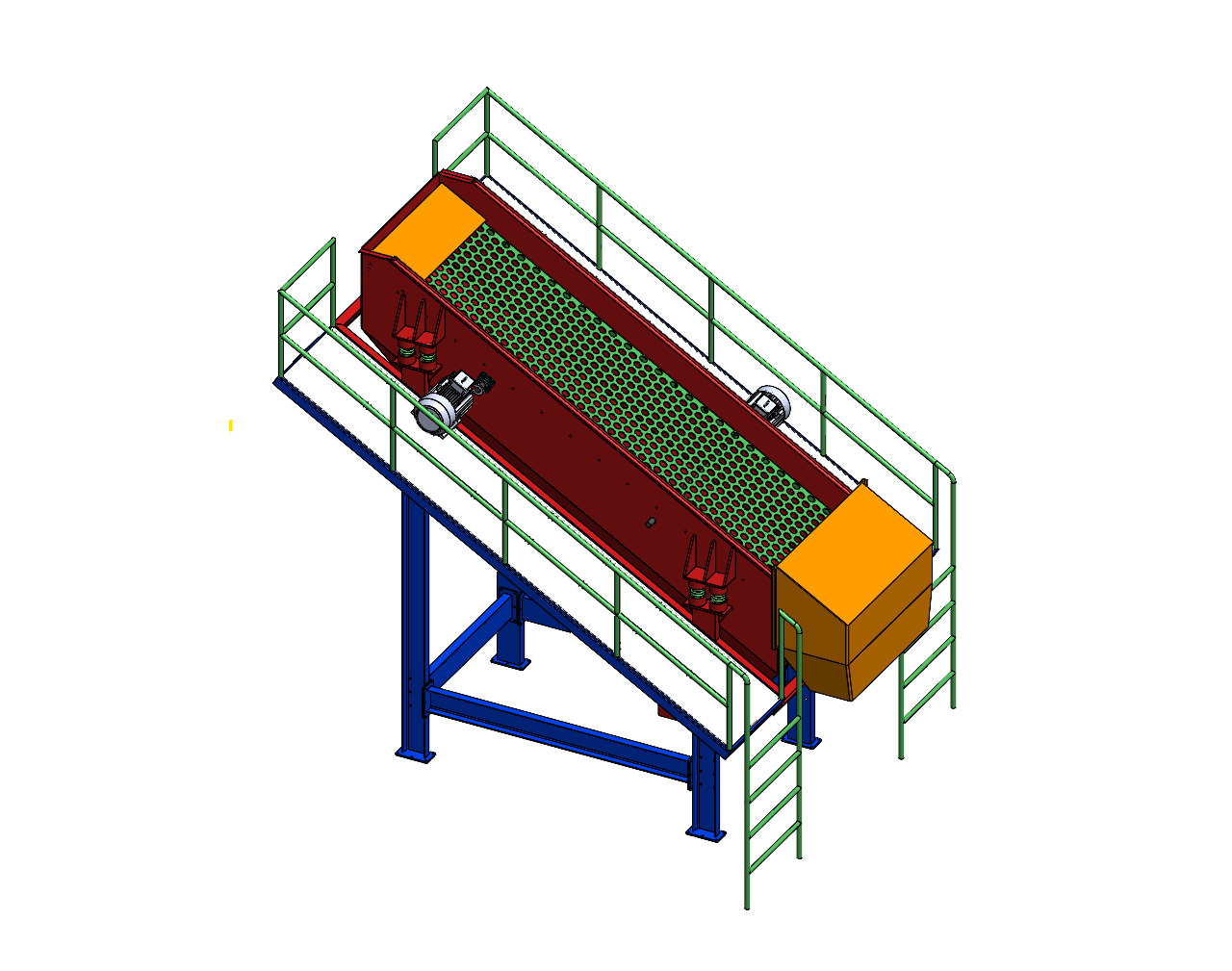 Mikronize yatay elek